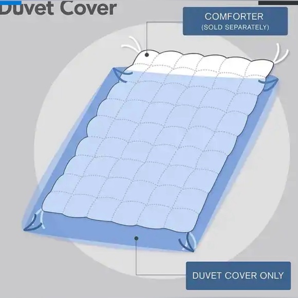 Madison Park Signature Luxury Collection 100% Cotton Sateen Embroidered Duvet - Picture 11 of 14